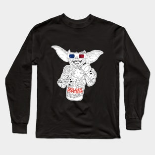 Popcorn Gremlin (version b) Long Sleeve T-Shirt